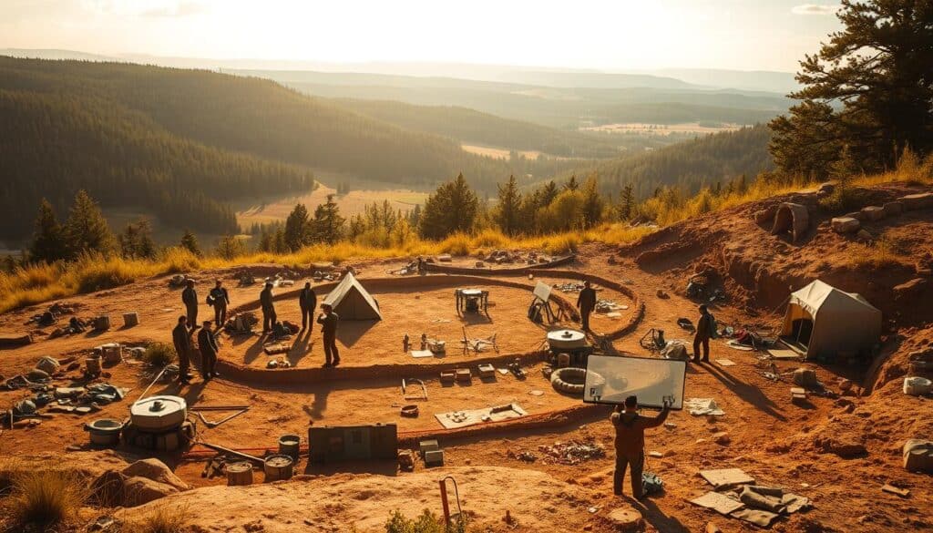 nowoczesne technologie w wykopaliskach archeologicznych