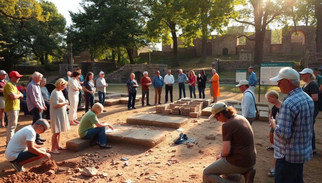 współpraca społeczności w ochronie stanowisk archeologicznych